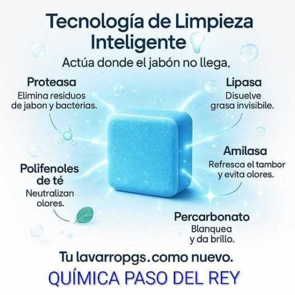 Pastillas Limpiadoras de Lavarropas